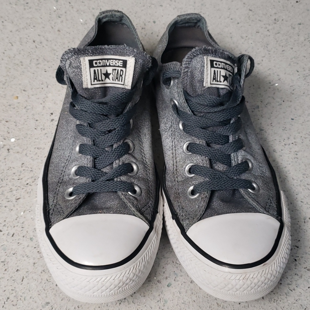 Converse All Star gray and silver size 7.5